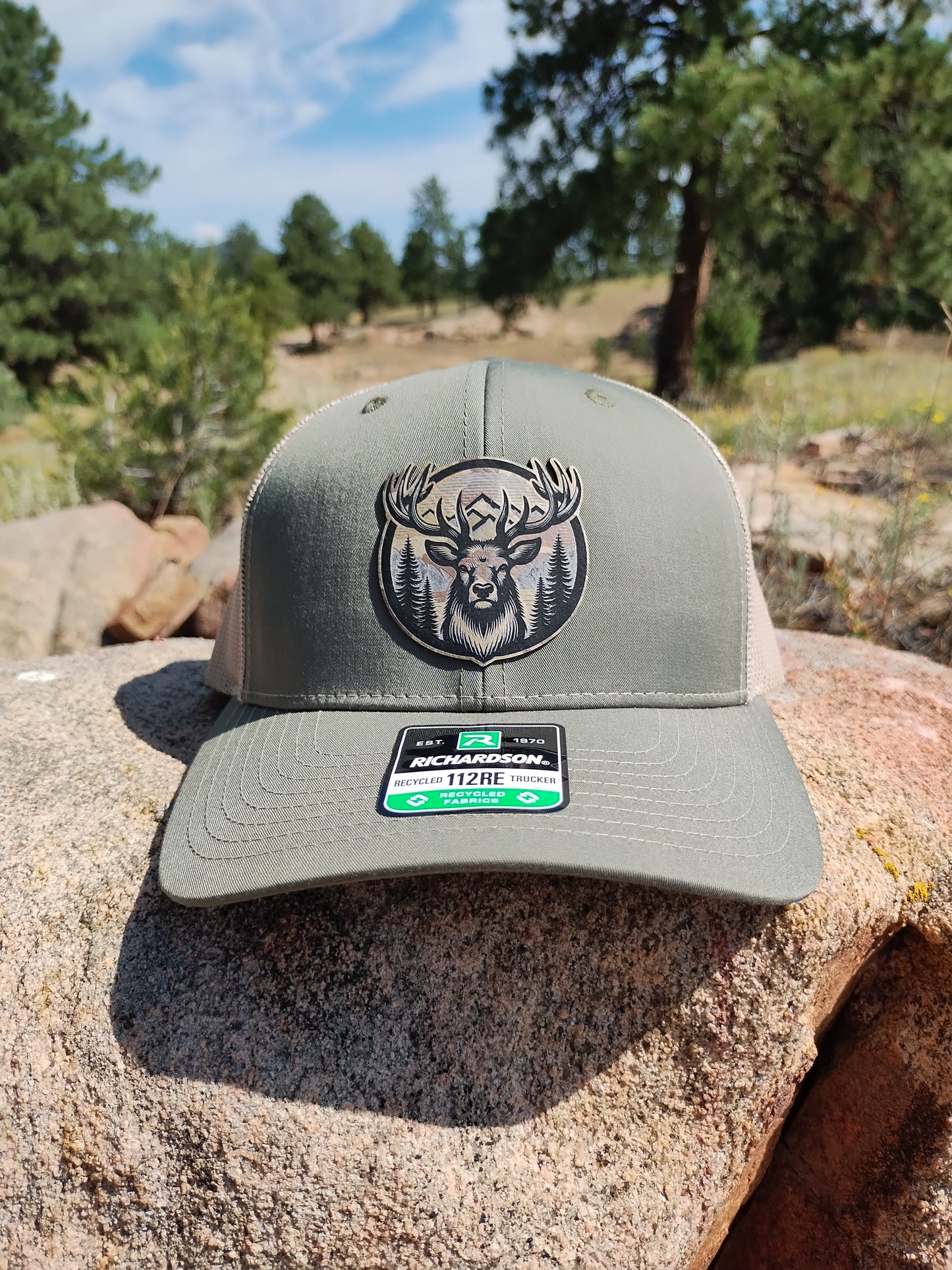 Elk & Pines Wilderness Custom Trucker Hat