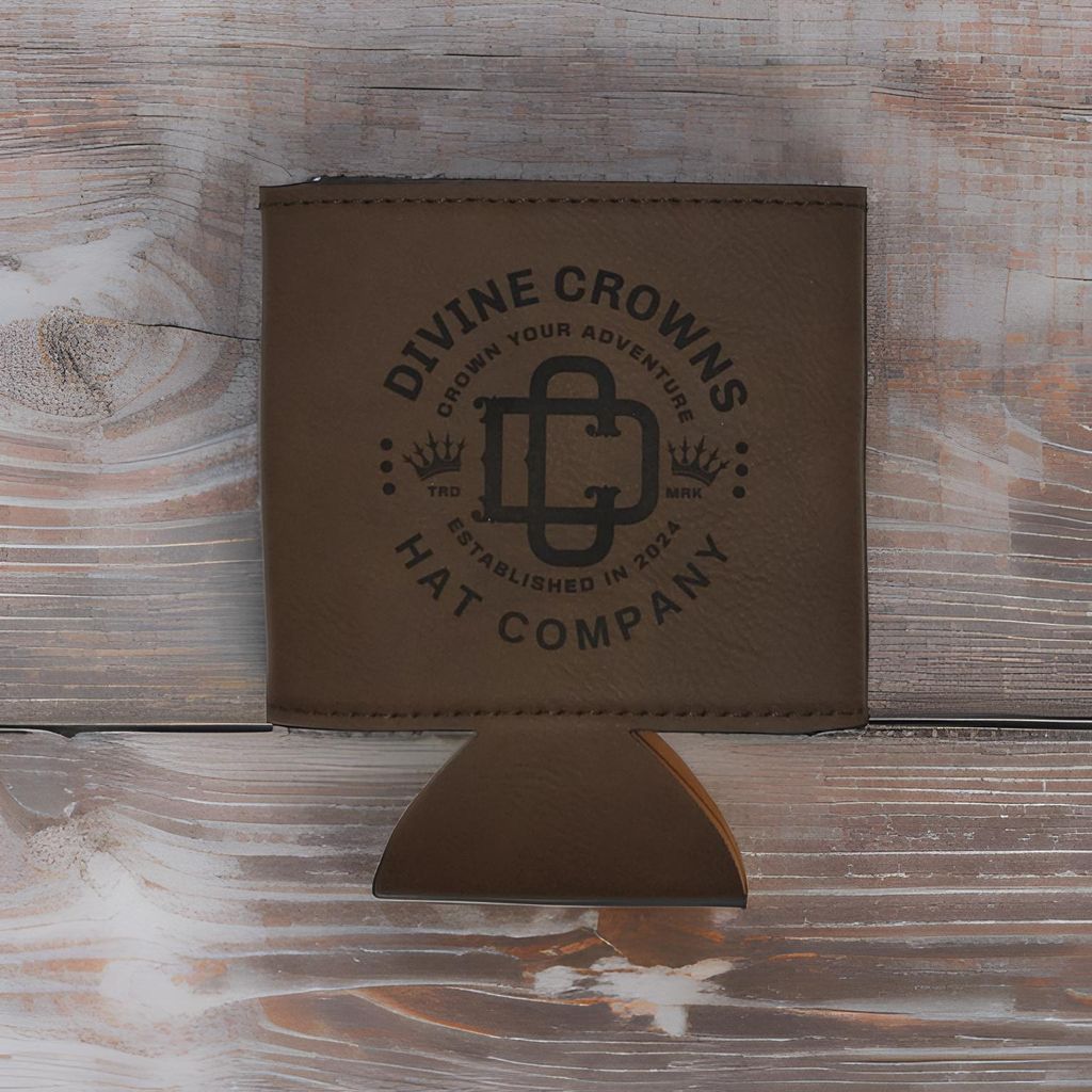 Leatherette Can Cooler