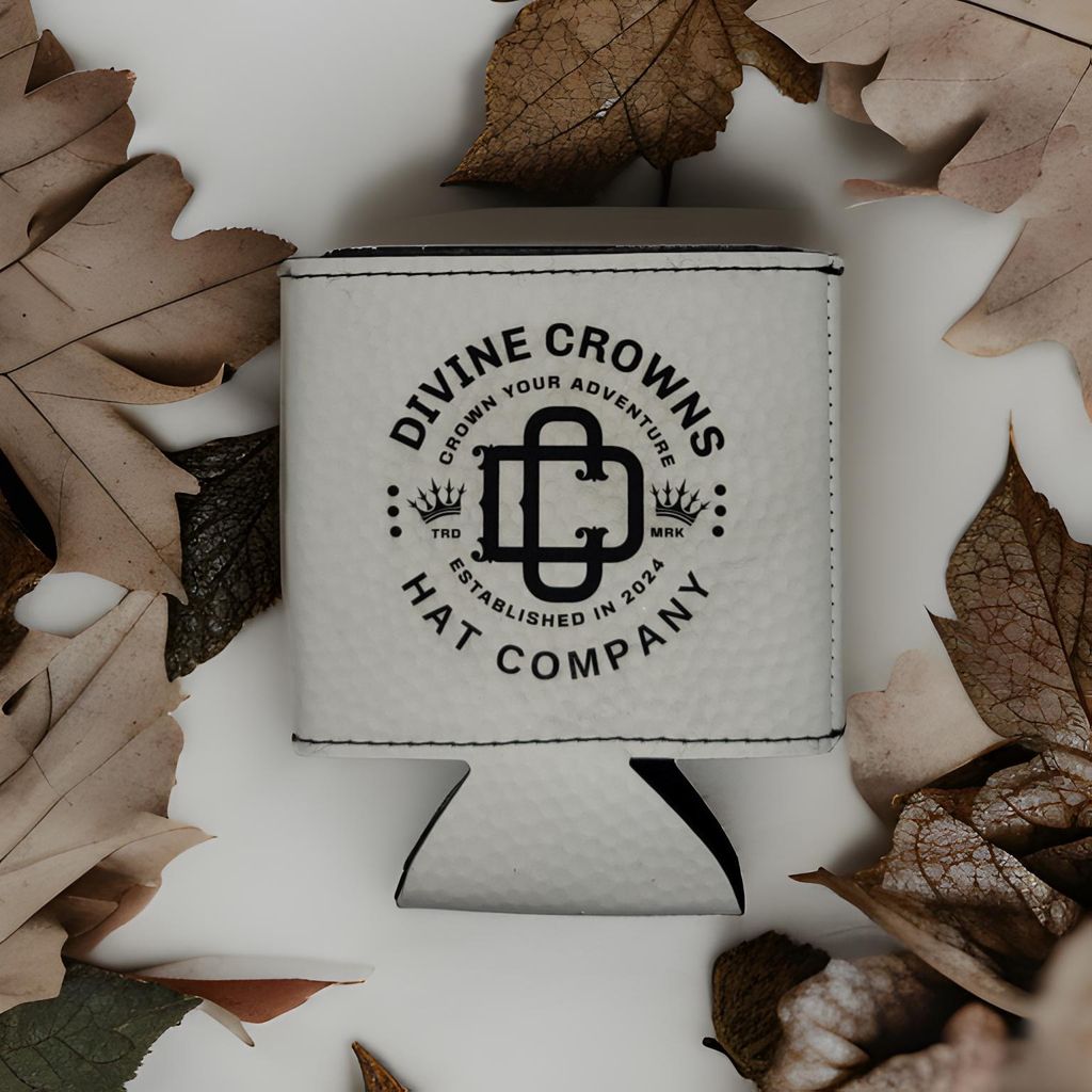 Leatherette Golf Ball Can Cooler