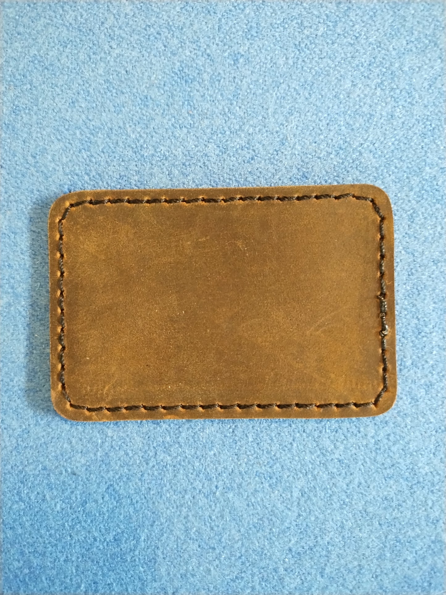 CRAZY HORSE LEATHER PATCHES SMALL RECTANGLE
