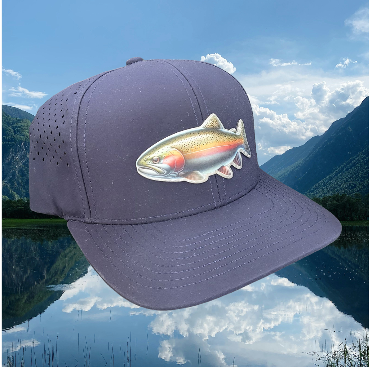 RAINBOW TROUT WATER RESISTANT HAT