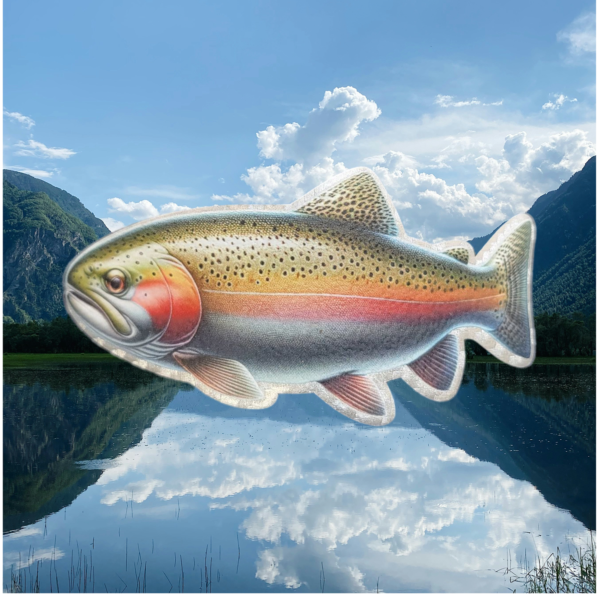 RAINBOW TROUT WATER RESISTANT HAT