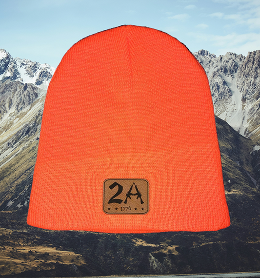 2nd Amendment Blaze Orange Beanie