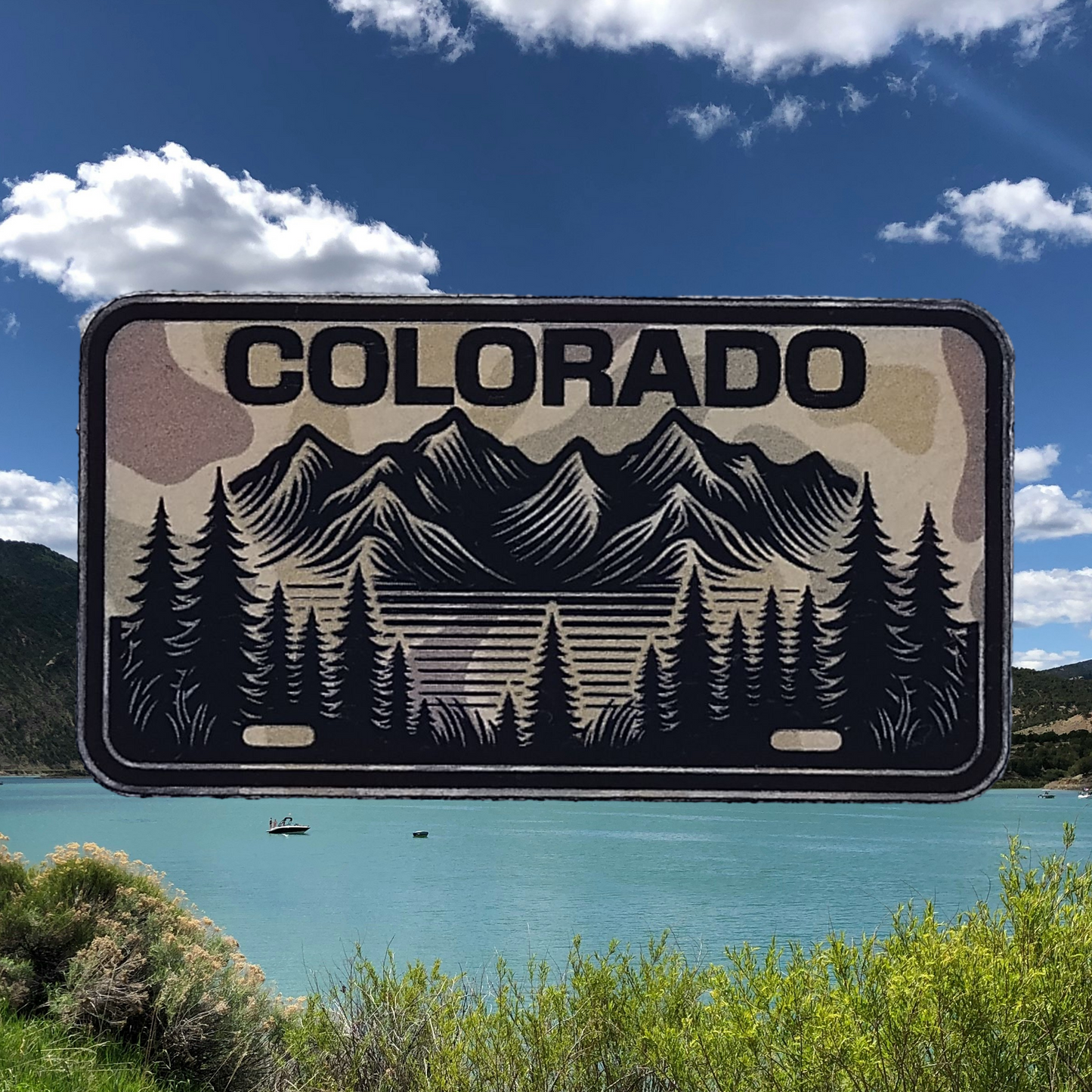 Colorado Plate Hat Patch