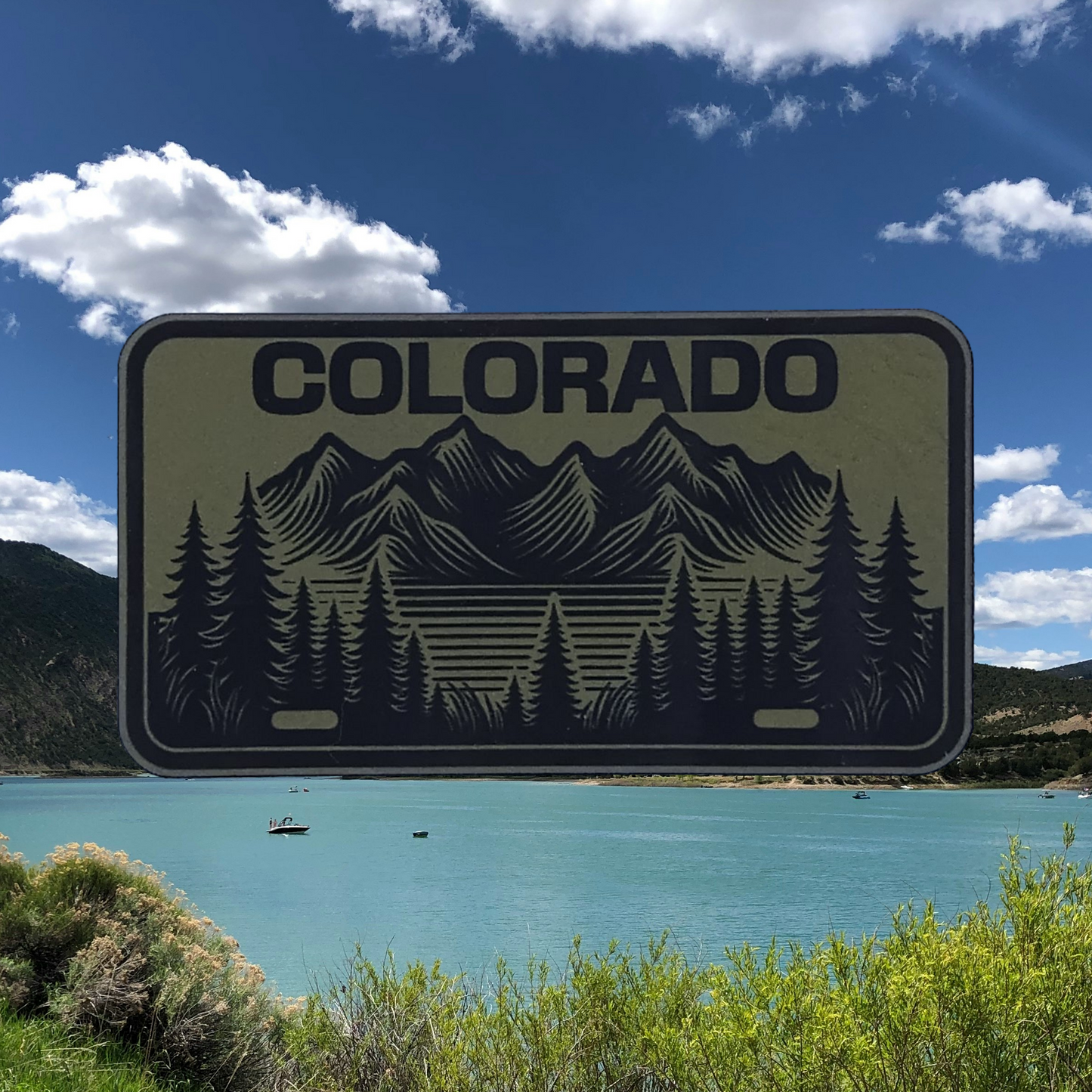 Colorado Plate Hat Patch