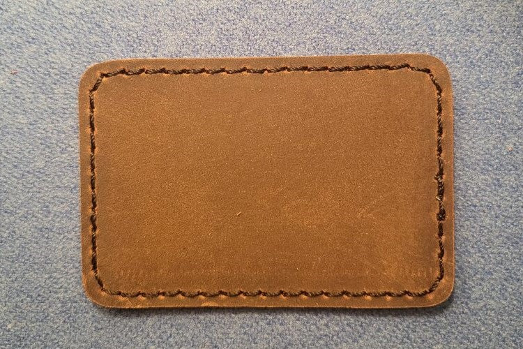 CRAZY HORSE LEATHER PATCHES RECTANGLE