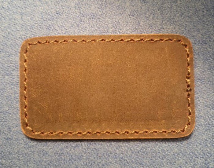 CRAZY HORSE LEATHER PATCHES SMALL RECTANGLE