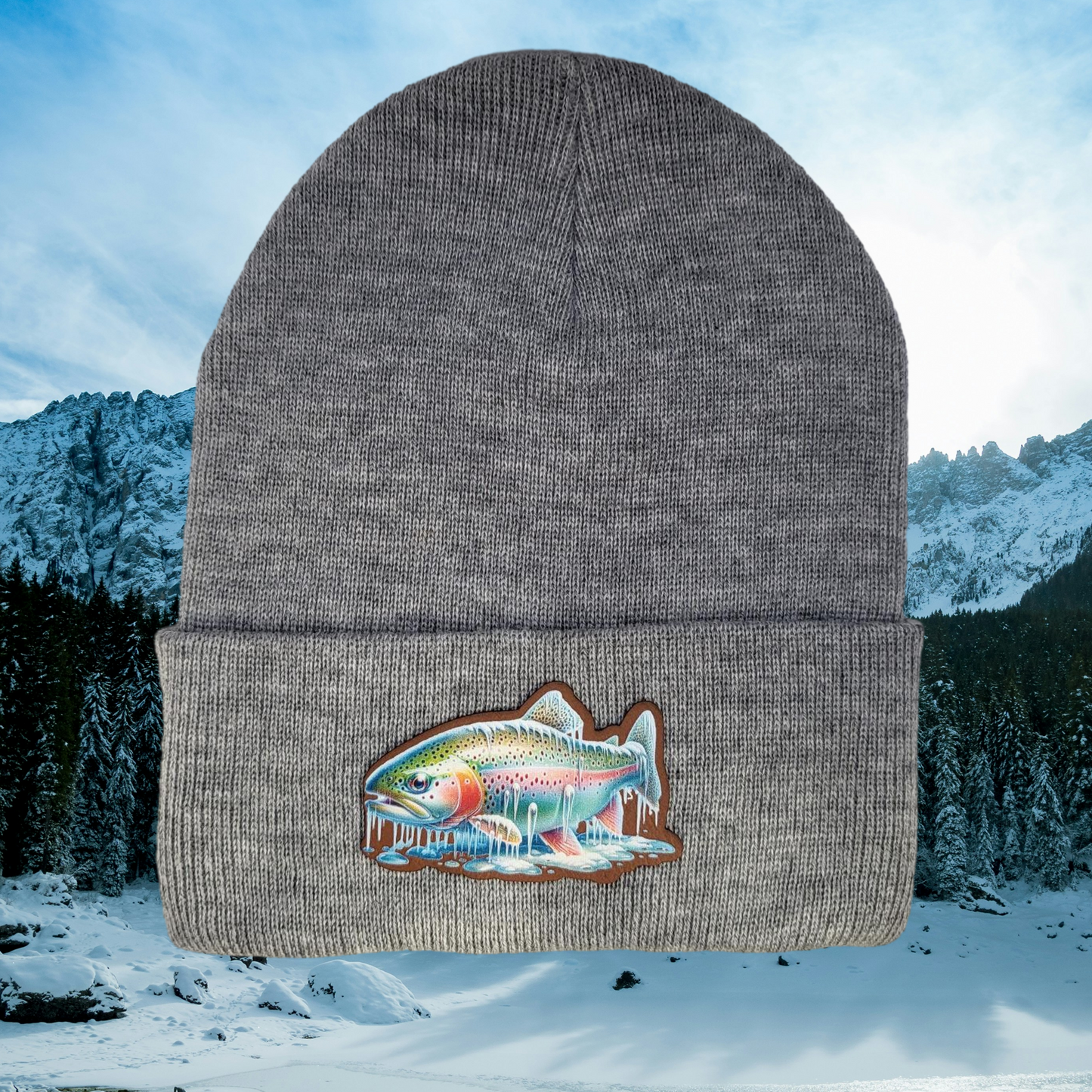 Rainbow Ice Trout Beanie