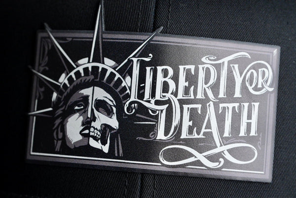 LIBERTY OR DEATH PATCH DIE CUT